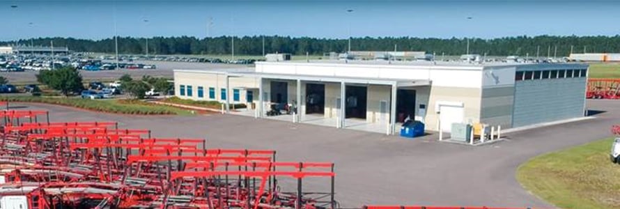Birdseye view of Trucks